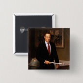 ジョージ・ブッシュ 缶バッジ (正面&裏面)