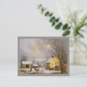 ジョージ・ヘンリー素朴・デュリーの冬の国 ポストカード (スタンド正面)