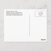 ジョージ・ヘンリー・デュリ素朴ー・クリスマス・カントリー ポストカード (裏面)