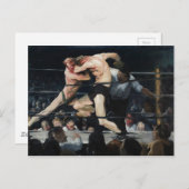 ジョージ・ベローズスタグアットシャーキーのボクシング ポストカード (正面/裏面)