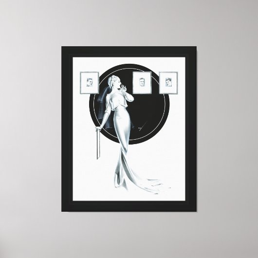 ジョージ・ペティによって男を選ぶ キャンバスプリント (正面)