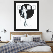 ジョージ・ペティによって男を選ぶ キャンバスプリント (インサイチュ (寝室))