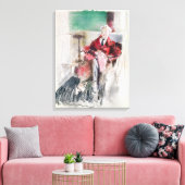 ジョージ・ムーアポートレートc.1920 キャンバスプリント (インサイチュ (リビング))