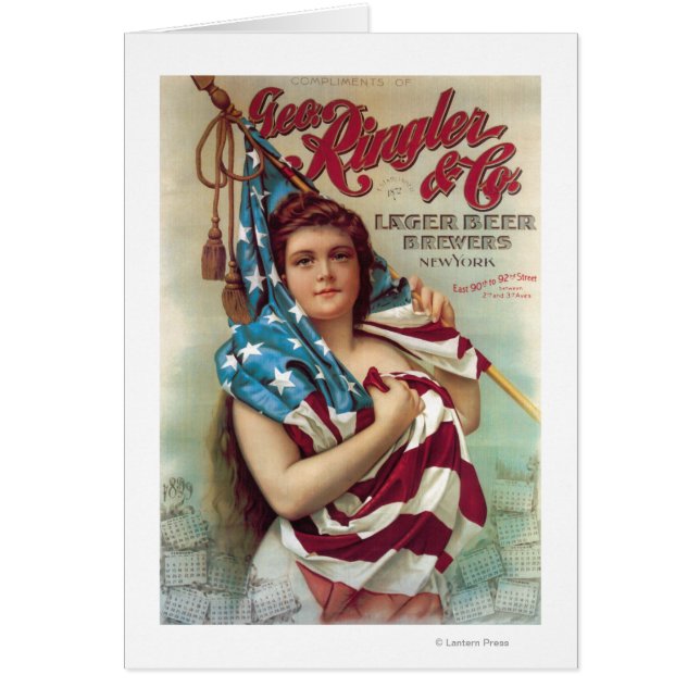 ジョージ・リングラービールポスター (正面)