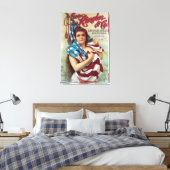 ジョージ・リングラービールポスター キャンバスプリント (インサイチュ (寝室))