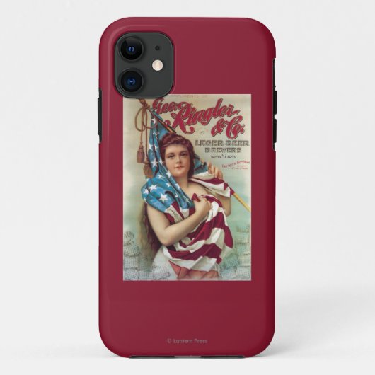 ジョージ·リングラービールポスター Case-Mate iPhoneケース (裏面)