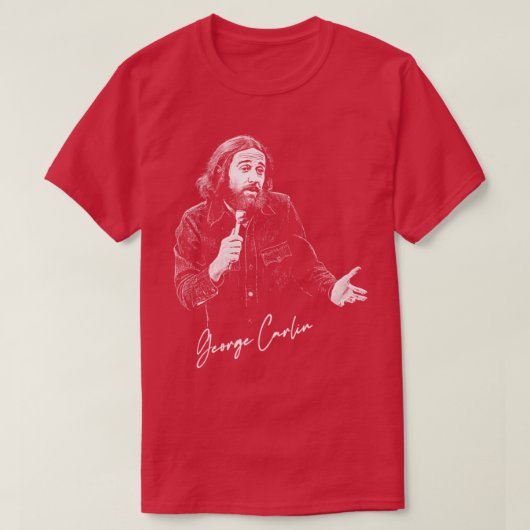 ジョージ・リン70年代レトロ・ファン・アートワーク Tシャツ (デザイン正面)