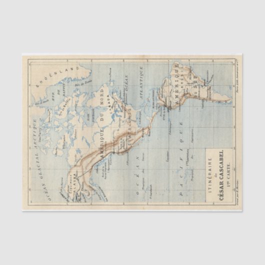 ジョージ・ルーによる「セサール・カスカベル」 薄葉紙 (正面)