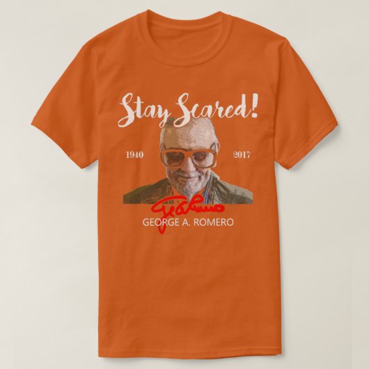 ジョージ・ロメロトリビュート Tシャツ (デザイン正面)