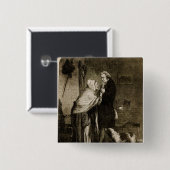 ジョージ・ワシントンおよび彼の母 缶バッジ (正面&裏面)