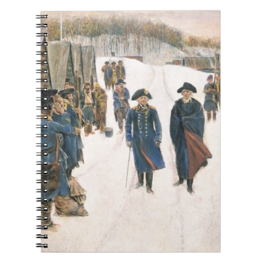 ジョージ・ワシントンおよび男爵フォンシュトイベン ノートブック (正面)