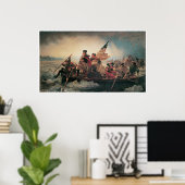 ジョージ・ワシントンがデラウェアを横断 ポスター (ホームオフィス)