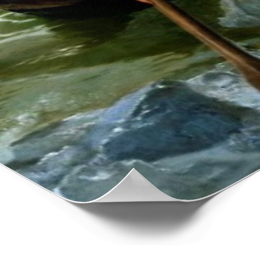 ジョージ・ワシントンがデラウェア川を渡る1851 ポスター (角)