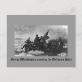 ジョージ・ワシントンがデラウェア川を渡る ポストカード (正面)