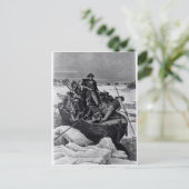 ジョージ・ワシントンがデラウェア川を渡る ポストカード (スタンド正面)