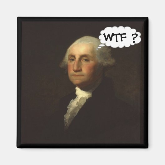 ジョージ・ワシントンが墓の中で回転 マグネット (正面)