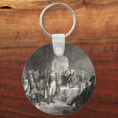 ジョージ・ワシントンとその将軍のキーチェーン キーホルダー (正面)