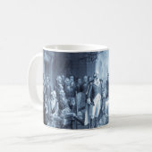 ジョージ・ワシントンとその将軍のマグカップ コーヒーマグカップ (正面左)