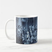 ジョージ・ワシントンとその将軍のマグカップ コーヒーマグカップ (左)