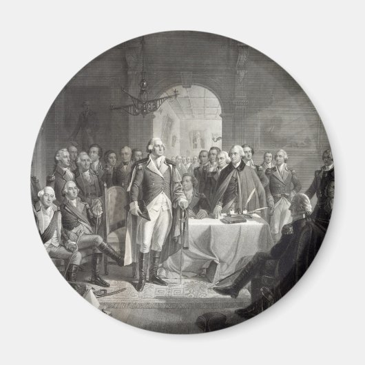 ジョージ・ワシントンとその将軍の磁石 マグネット (正面)