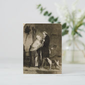 ジョージ・ワシントンとその母親 ポストカード (スタンド正面)