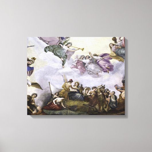 ジョージ・ワシントンのアポテアシス – 農業 キャンバスプリント (正面)