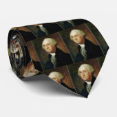 ジョージ・ワシントンのポートレートのタイ ネクタイ (ロール)
