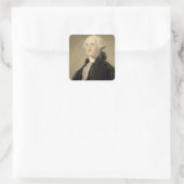 ジョージ・ワシントンのポートレート、ウィリアム刻印 スクエアシール (バッグ)