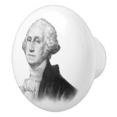 ジョージ・ワシントンのヴィンテージのポートレートの絵画 セラミックノブ (右)