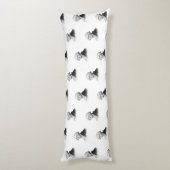 ジョージ・ワシントンのヴィンテージのポートレートの絵画 ボディピロー (裏面 (縦))