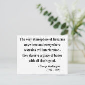 ジョージ・ワシントンの名言7a ポストカード (スタンド正面)