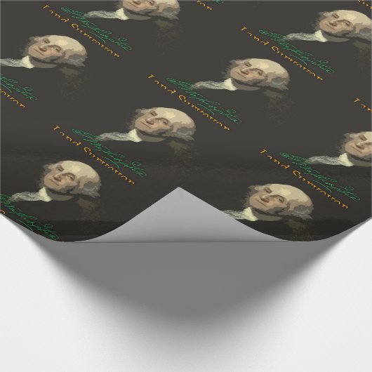 ジョージ・ワシントンの土地の検査官 ラッピングペーパー (角)