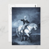 ジョージ・ワシントンの挨拶の郵便はがき ポストカード (正面/裏面)