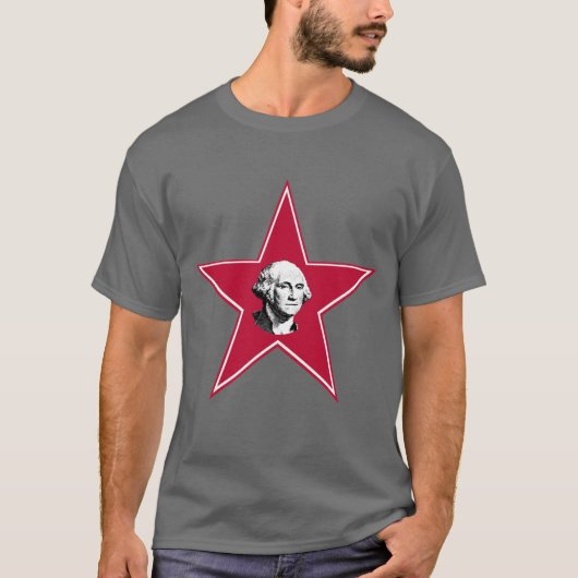 ジョージ・ワシントンの星 Tシャツ (正面)