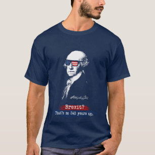 ジョージ・ワシントンの独立記念日Brexit 7月4日 Tシャツ
