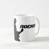 ジョージ・ワシントンの石!!! コーヒー・マグ コーヒーマグカップ (正面右)