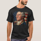 ジョージ・ワシントンの肖像 Tシャツ (正面)