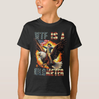 ジョージ・ワシントンの騎乗は面白いのか Tシャツ