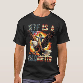 ジョージ・ワシントンの騎乗は面白いのか Tシャツ