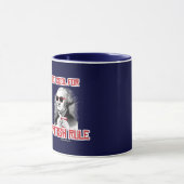 ジョージ・ワシントンはイギリスの規則のために余りにクールでした マグカップ (中央)