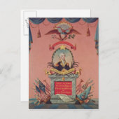 ジョージ・ワシントンを称賛して ポストカード (正面/裏面)