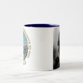 ジョージ・ワシントンテキサス州のお茶会のマグ ツートーンマグカップ (中央)