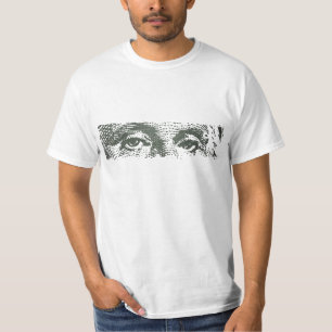 ジョージ・ワシントンドル札の現金お金 Tシャツ