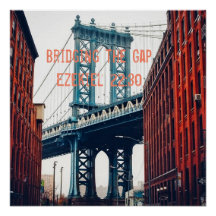 ジョージ・ワシントンブリッジNYCのポスター