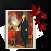 ジョージ・ワシントンポートレート、トーマス・サリー ポストカード