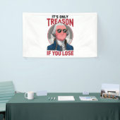 ジョージ・ワシントン君が負けるのは反もし逆者だ 横断幕 (トレードショー)