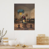 ジョージ・ワシントン大統領のメイスン船長 ポスター (キッチン)