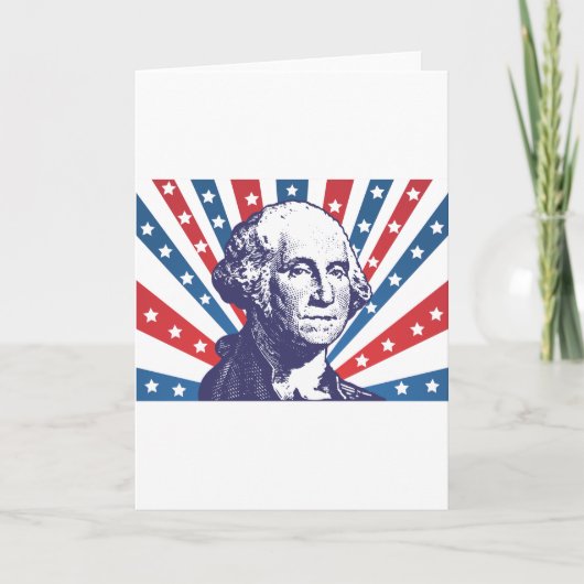 ジョージ・ワシントン大統領 カード (正面)