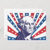 ジョージ・ワシントン大統領 ポストカード (正面/裏面)