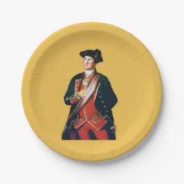 ジョージ・ワシントン将軍🎖️歴史的かつ愛国的な ペーパープレート